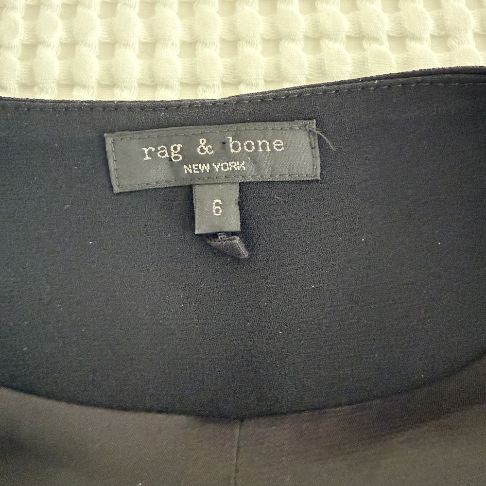 Rag & Bone Black Buttoned Vest - Picture 2 of 9